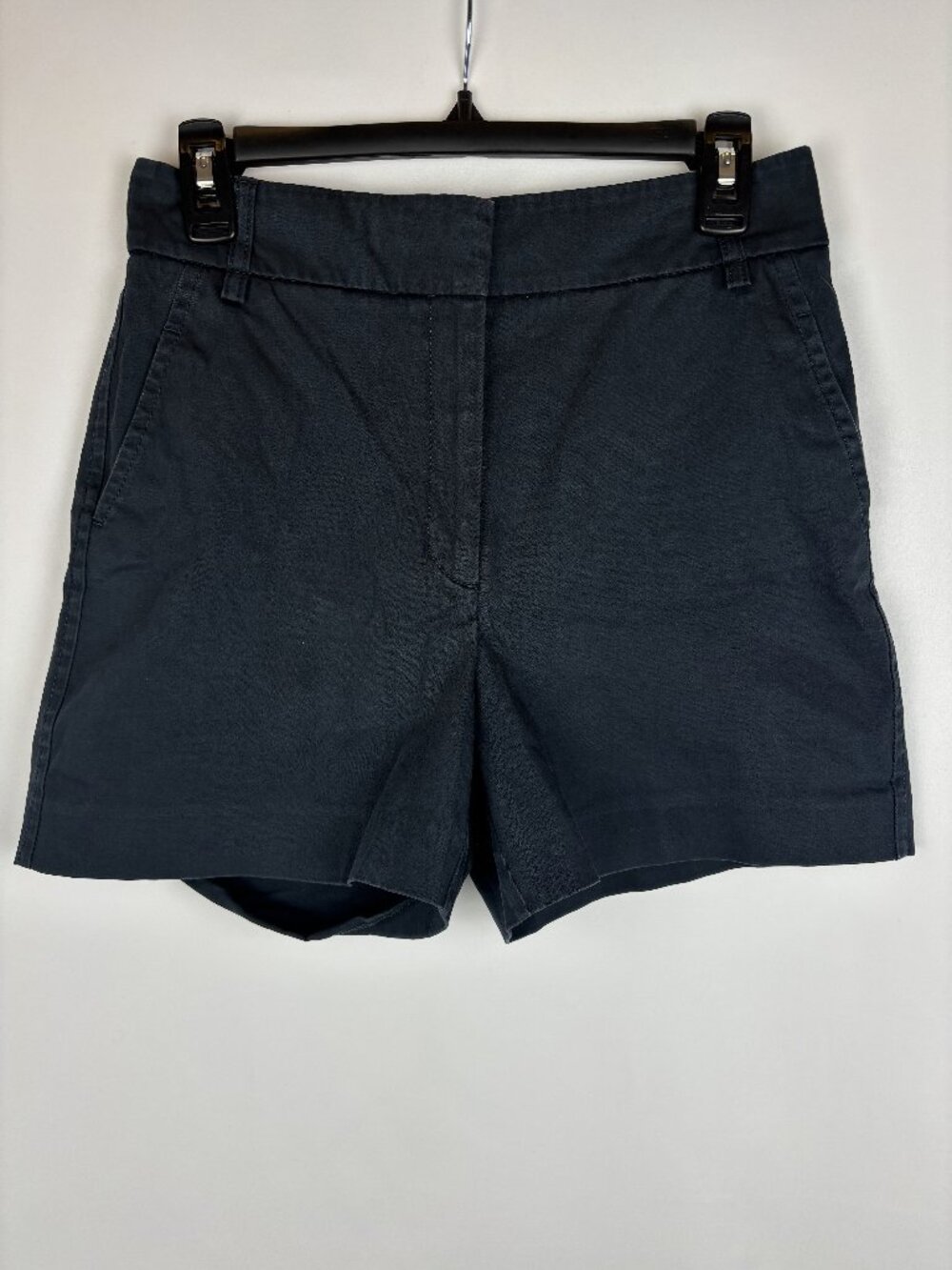4 Reiss Shorts Navy Blue Dress Short Soft Cotton Washable Workwear EUC